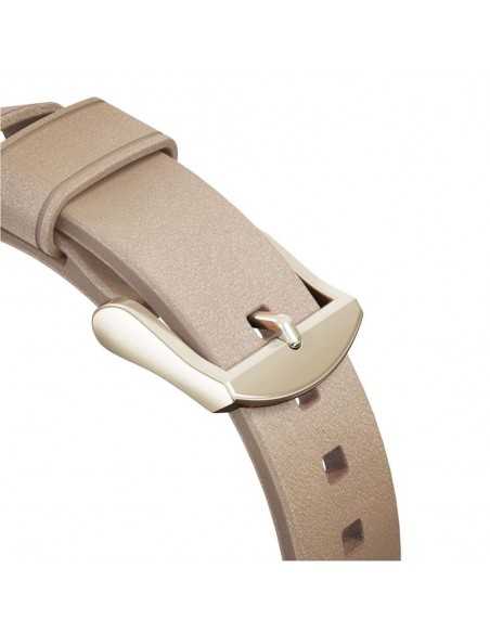 Pasek Apple Watch 38/40 mm Nomad Skóra Beżowo-Złoty