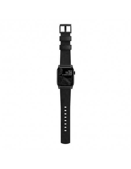 Pasek Apple Watch 42/44 mm Nomad Modern Skóra Czarny