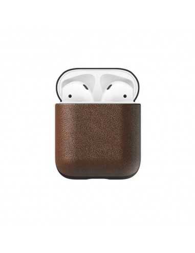 Etui Nomad na słuchawki AirPods Skórzane Brązowe