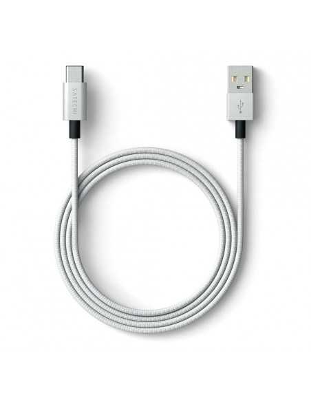 Kabel Satechi 1 m Aluminium USB-C – USB Srebrny