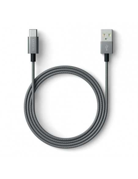 Kabel Satechi 1 m Aluminium USB-C – USB Szary