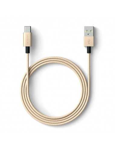 Kabel Satechi 1 m Aluminium USB-C – USB Złoty