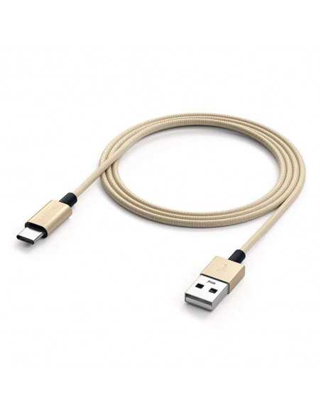 Kabel Satechi 1 m Aluminium USB-C – USB Złoty