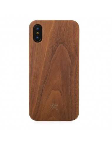 Etui iPhone X/XS Woodcessories Ecocase Drewno Orzech