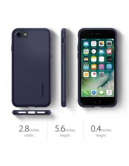 Etui iPhone 7/8 Spigen Liquid Air Niebieskie