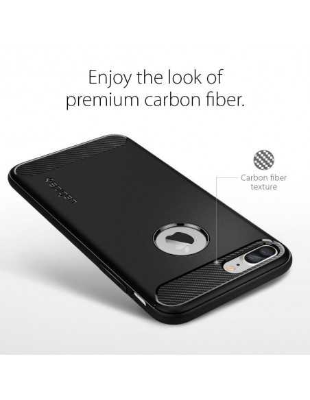 Etui iPhone 7/8 Plus Spigen Rugged Armor Czarne