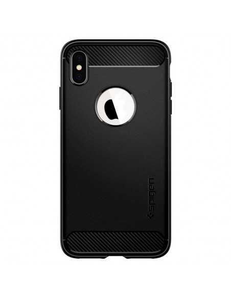 Etui iPhone X/XS Spigen Rugged Armor Matte Czarne