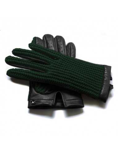 Rękawiczki do ekranów dotykowych napoGloves napoCrochet męskie M Zielone