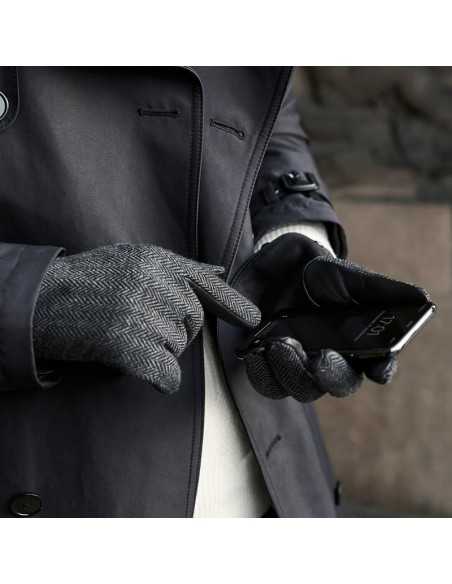 Rękawiczki do ekranów dotykowych napoGloves napoGENT męskie S Szare