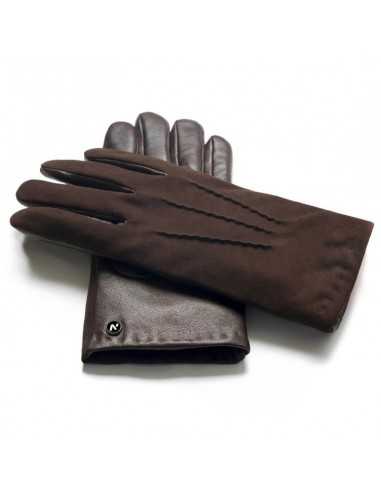 Rękawiczki do ekranów dotykowych napoGloves napoSUEDE męskie XL Brązowe