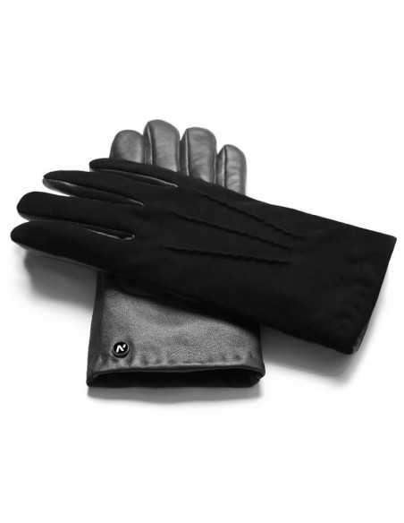 Rękawiczki do ekranów dotykowych napoGloves napoSUEDE męskie M Czarne