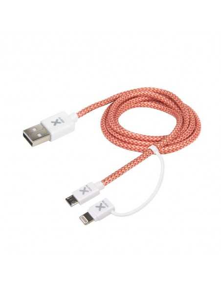 XTORM Kabel dual USB i lightning