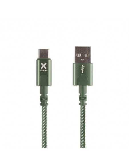 XTORM Kabel USB - USB-C (1m) zielony 