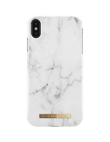 [NZ] iDeal Fashion Case - etui ochronne do iPhone Xs Max (white marble)