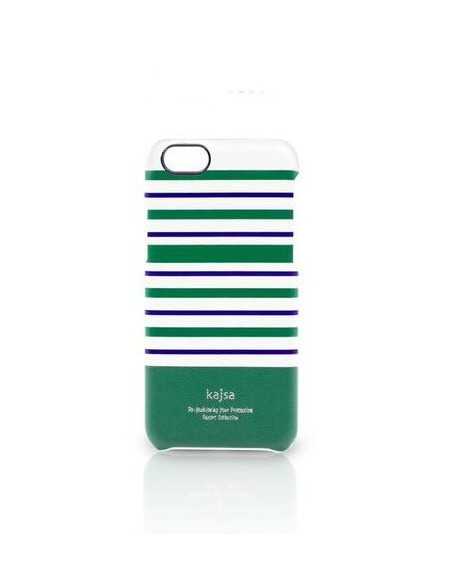 Etui iPhone 6 Plus Resort Paski - Zielony