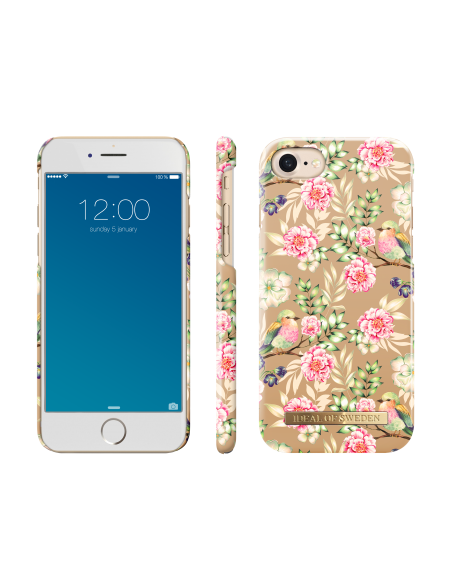 [NZ] iDeal Of Sweden - etui ochronne do iPhone 6/6s/7/8 (champagne birds)