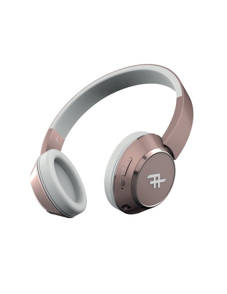 iFrogz Coda - bezprzewodowe słuchawki z mikrofonem (różowe złoto)