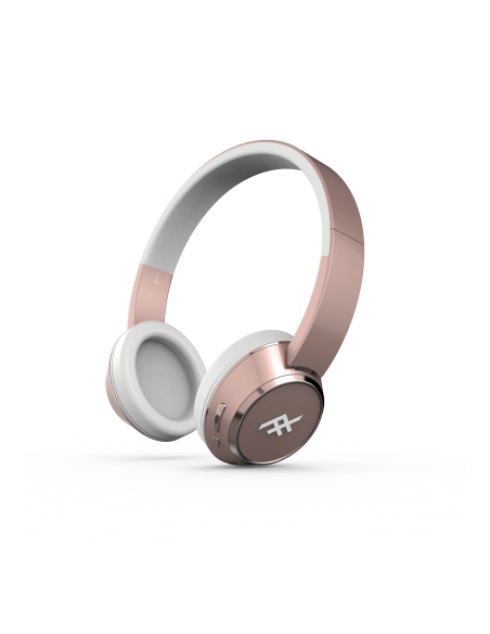 iFrogz Coda - bezprzewodowe słuchawki z mikrofonem (różowe złoto)