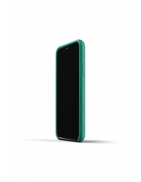 Mujjo Full Leather Case - etui skórzane do iPhone 11 Pro (zielone)