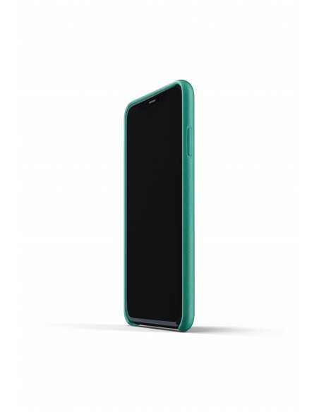 Mujjo Full Leather Wallet Case - etui skórzane do iPhone 11 Pro Max (zielone)