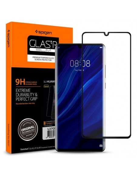 SZKŁO HARTOWANE SPIGEN GLAS.TR SLIM HUAWEI P30 PRO BLACK