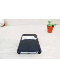 Etui iPhone 6 kieszonka Stuff skóra czarne 2