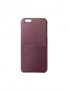 Etui iPhone 6 kieszonka Stuff skóra śliwkowe