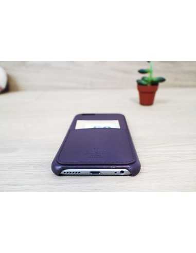 Etui iPhone 6 kieszonka Stuff skóra śliwkowe Etui iPhone 6 kieszonka Stuff skóra śliwkowe