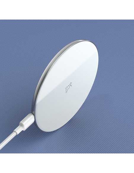 BASEUS SIMPLE 15W WIRELESS CHARGER WHITE