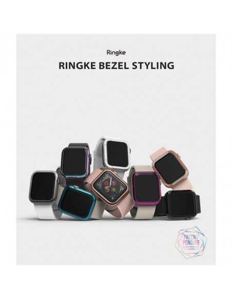 RINGKE BEZEL STYLING APPLE WATCH 4/5/6/SE (44MM) GLOSSY BLACK