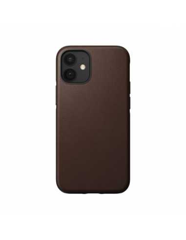 NOMAD Case Leather Rugged Rustic Brown | iPhone 12 mini