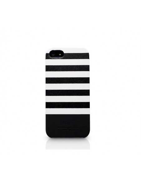 Etui iPhone 5S Kolekcja Resort Paski - Czarny