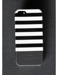 Etui iPhone 5S Kolekcja Resort Paski - Czarny 2