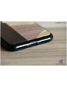 Etui iPhone 7/8 Kajsa Tangram Drewno Czarno Białe 2