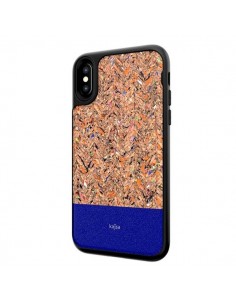 Etui iPhone X Kajsa Korkowe Niebieskie