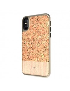 Etui iPhone X Kajsa Korkowe Beżowe