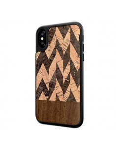 Etui iPhone X Kajsa Korkowe Ciemno Brązowe