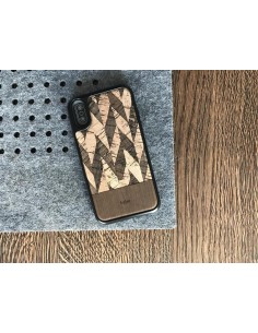 Etui iPhone X Kajsa Korkowe Ciemno Brązowe 2