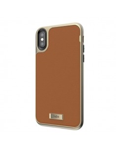 Etui iPhone X Kajsa Skóra Luxe Brązowe