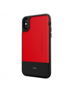 Etui iPhone X Kajsa Skóra Preppie Czerwone