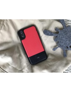 Etui iPhone X Kajsa Skóra Preppie Czerwone 2