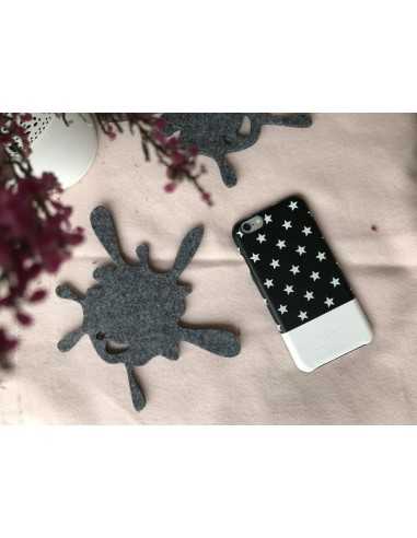 Etui iPhone 6 Plus Neon Gwiazdki Czarne Etui iPhone 6 Plus Neon Gwiazdki Czarne