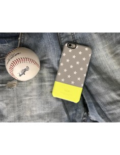 Etui iPhone 6 Plus Neon Gwiazdki Szare 2