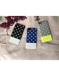 Etui iPhone 6 Plus Neon Gwiazdki Niebieskie 2