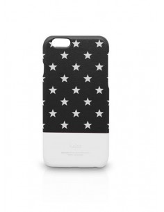 Etui iPhone 6 Neon Gwiazdki Czarne