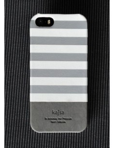 Etui iPhone 5S Kolekcja Resort Paski - Srebrny 2
