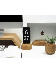 Stacja dokująca iPhone Oakywood dębowa 2