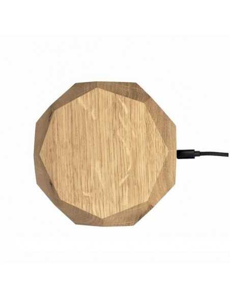 Ładowarka bezprzewodowa Apple Sammsung drewniana Oakywood dąb