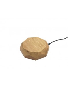 Ładowarka bezprzewodowa Apple Sammsung drewniana Oakywood dąb 2