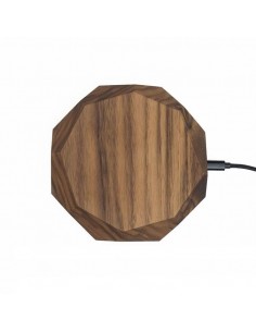 Ładowarka bezprzewodowa Apple Sammsung drewniana Oakywood orzech